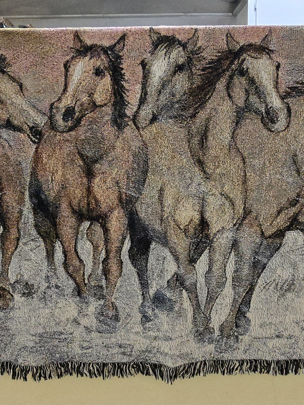 Sunset Run 100% Cotton Tapestry Throw Blanket